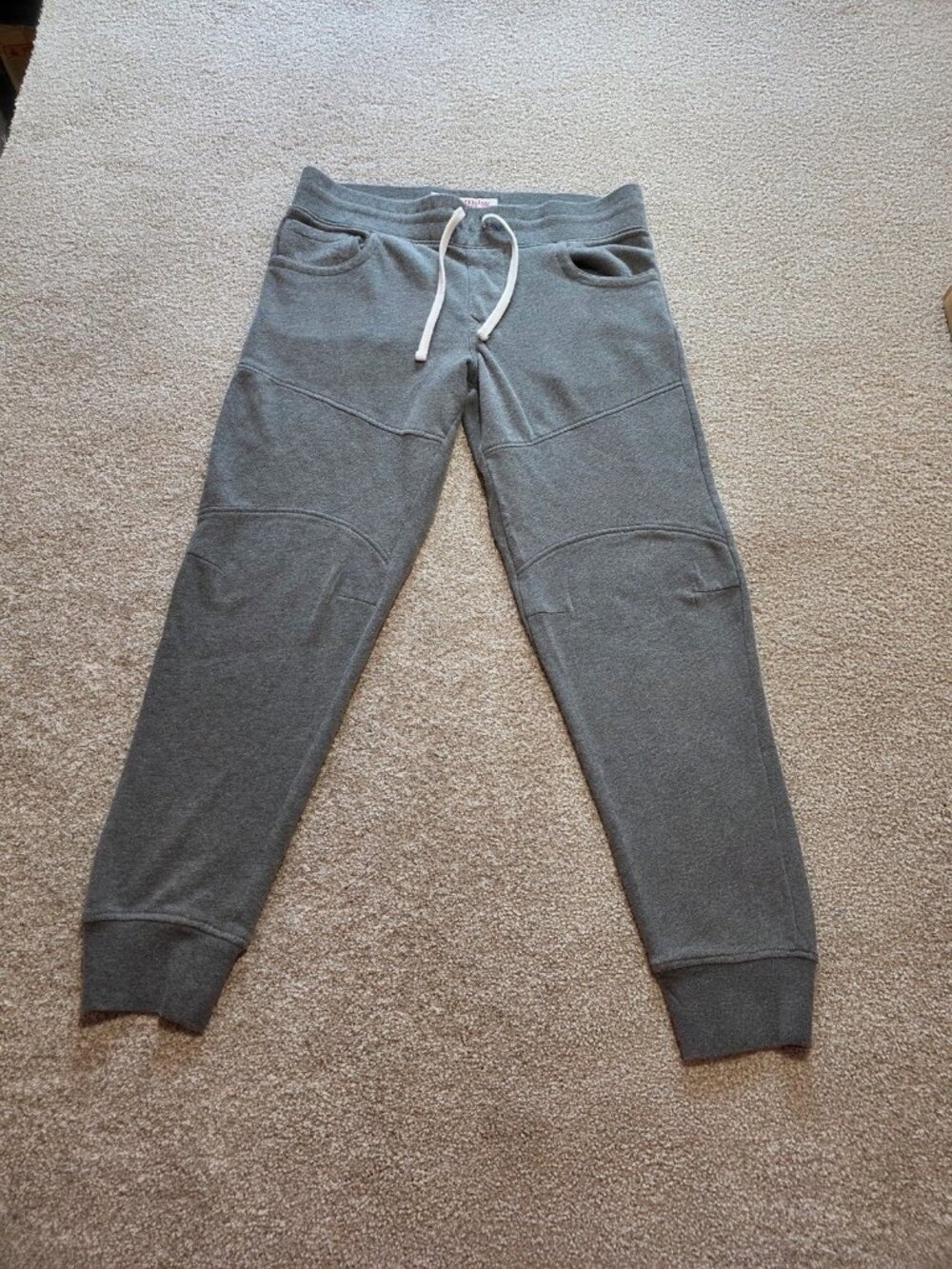 TRUE RELIGION Loungewear Fleece Gray Drawstring Elastic Jogger Pants Men’s Large